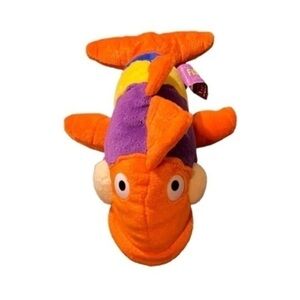 Fish Philosophy Plush Pete the Perch Stuffed Animal Toy Colorful 8" Long Toy​​​